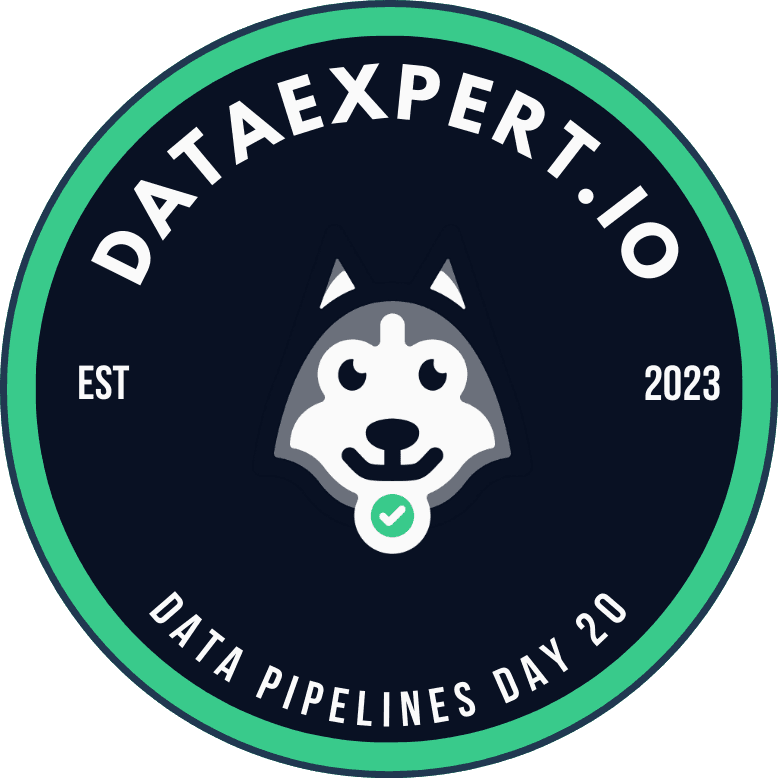 Data Pipelines day 20